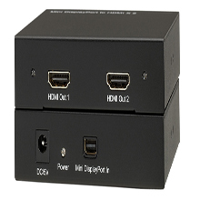 Distribute up to two HD 1080p/60 Signals from your Mac